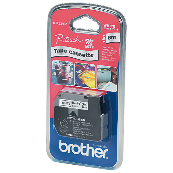 brother M-Tape M-K231 Schriftbandkassette, Bandbreite: 12 mm