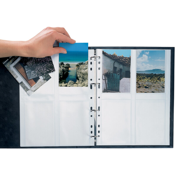 HERMA Fotophan Sichth&uuml;llen DIN A4, f&uuml;r Fotos 9 x 13 cm, hoch
