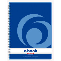 herlitz Collegeblock x.book DIN A5, 80 Blatt, liniert