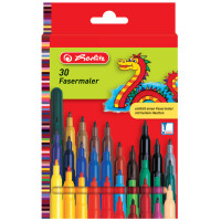 herlitz Fasermaler, 10er Karton-Etui