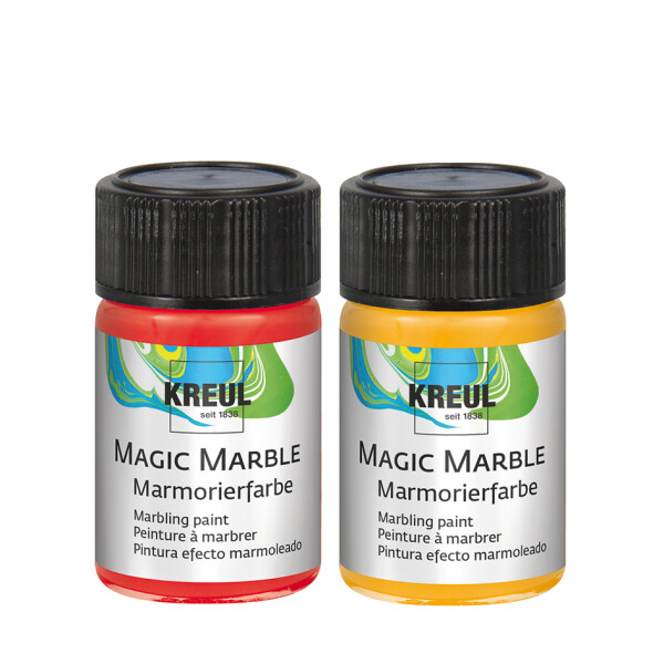 KREUL Marmorierfarbe "Magic Marble", rosa, 20 ml