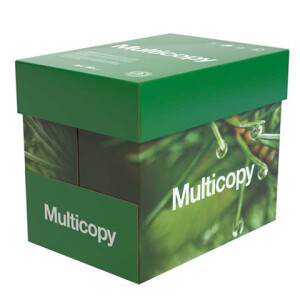 Multicopy weiß Kopierpapier A4 75g/m2 - 1 Karton (2.500 Blatt)