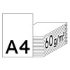 IMAGE IMPACT Premiumpapier hochweiß A4 60g/m2 (1 Palette; 100.000 Blatt)