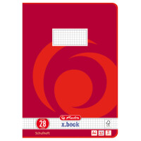 herlitz Schulheft x.book, DIN A4, Lineatur 27 liniert