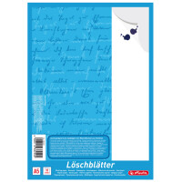 herlitz Löschpapierblock DIN A5, 80 g qm, weiß