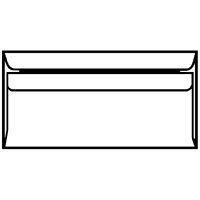herlitz Briefumschlag, DIN lang, mit Fenster, weiß