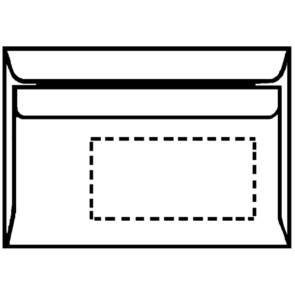 herlitz Briefumschlag, DIN lang, ohne Fenster, wei&szlig;