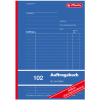 herlitz Formularbuch "Auftrag 102", DIN A5, 2 x 40 Blatt