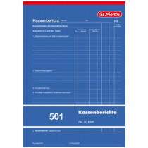 herlitz Formularbuch "Kassenbericht 501" DIN...