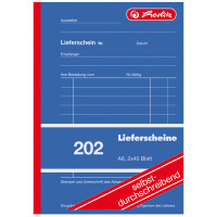 herlitz Formularbuch "Lieferschein 202", A6, 2...