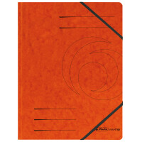 herlitz Eckspannermappe easyorga, A4, Karton, blau