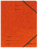 herlitz Eckspannermappe easyorga, A4, Karton, orange