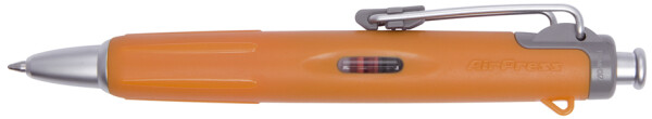 Tombow Druckkugelschreiber "AirPress Pen", orange silber