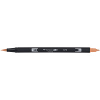 Tombow Doppelfasermaler "ABT DUAL BRUSH PEN", port red