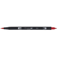 Tombow Doppelfasermaler "ABT DUAL BRUSH PEN", port red