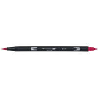 Tombow Doppelfasermaler "ABT DUAL BRUSH PEN", port red