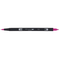 Tombow Doppelfasermaler "ABT DUAL BRUSH PEN", port red