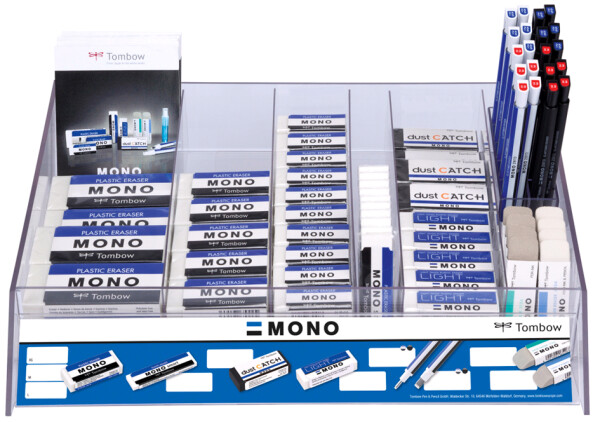 Tombow Radierer "MONO", sortiert, 98er Display