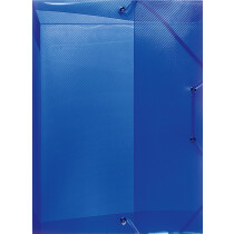 herlitz Heftbox, DIN A4, aus PP, transluzent-blau