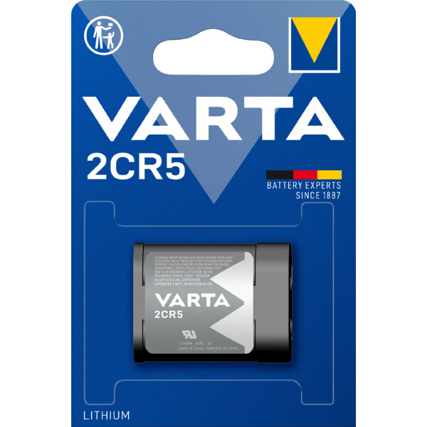 VARTA Foto-Batterie "LITHIUM", 2CR5, 6,0 Volt