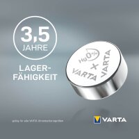 VARTA Silber-Oxid Uhrenzelle, V386 (SR43), 1,55 Volt