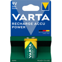 VARTA NiMH Akku "RECHARGE ACCU Power", E-Block (6F22)