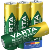 VARTA NiMH Akku "RECHARGE ACCU Power", Mignon (AA), 2100 mAh