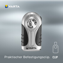 VARTA Taschenlampe "LED Silver Light", inkl. 3 x AAA Micro