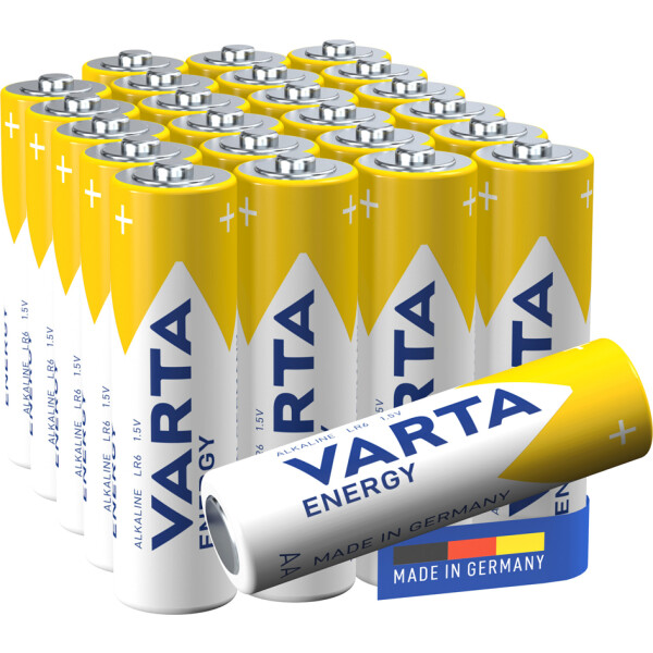 VARTA Alkaline Batterie Energy, Mignon (AA LR6)