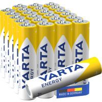 VARTA Alkaline Batterie Energy, Micro (AAA LR3), 24er Pack
