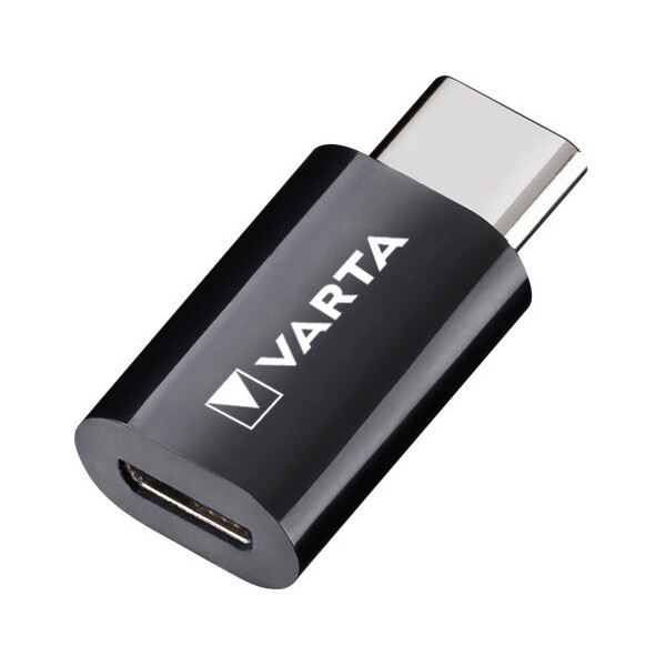 VARTA Charge & Sync Adapter - Micro USB auf USB 3.1 Typ C