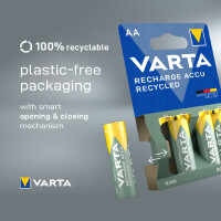 VARTA NiMH Akku "RECHARGE ACCU Recycled", Micro AAA, 800 mAh