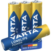 VARTA Alkaline Batterie Longlife Power, Micro (AAA LR03)