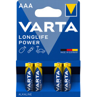 VARTA Alkaline Batterie Longlife Power, Micro (AAA LR03)