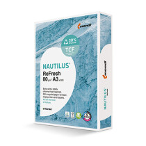 Nautilus ReFresh Triotec weiß Kopierpapier A3 80g/m2 - 1 Karton (2.500 Blatt)