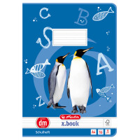 herlitz Schulheft x.book, DIN A4, Lineatur 3 liniert