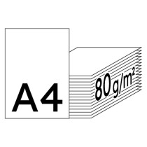 HP Copy weiß Kopierpapier A4 80g/m2 - 1 Karton (2.500 Blatt)