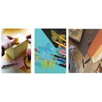 CANSON Zeichenpapier Mi-Teintes, DIN A3, Pastell Farben