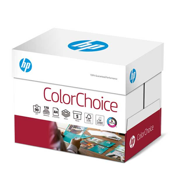 HP ColorChoice hochweiß Kopierpapier A4 100g/m2 - 1 Karton (2.500 Blatt)
