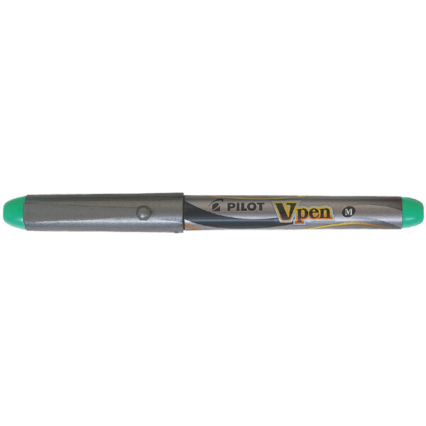 PILOT Einweg-Füllhalter V-Pen Silver, blau
