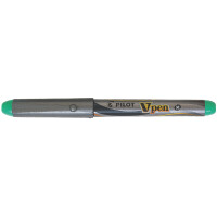 PILOT Einweg-Füllhalter V-Pen Silver, blau