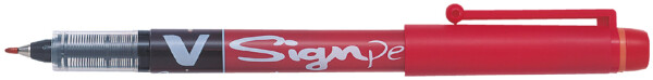 PILOT Faserschreiber V Sign Pen, rot