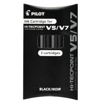 PILOT Tintenpatronen für Tintenroller V5 V7, rot