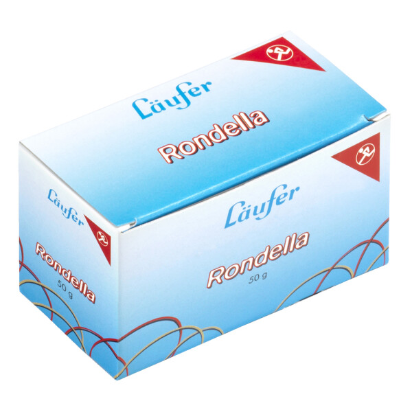 L&auml;ufer Gummib&auml;nder RONDELLA im Karton, 150 x 4 mm, 50 g
