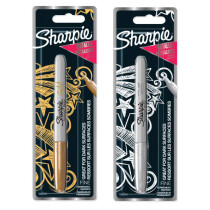 Sharpie Permanent-Marker Metallic, gold, auf Blisterkarte