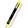 Läufer Kunststoff-Radierstift, inkl. 2 Ersatzradierer, gelb