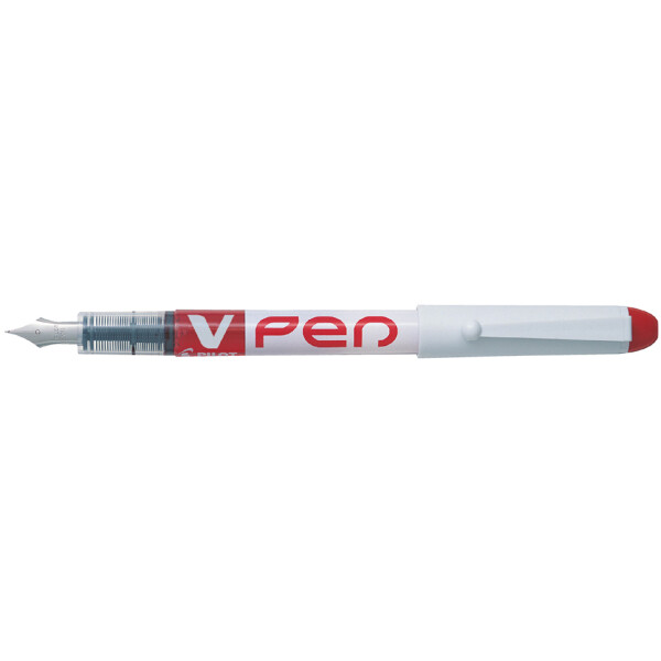 PILOT Einweg-Füllhalter V-Pen, Federbreite: 0,5 mm, schwarz