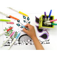 PILOT Radierbarer Fasermaler FRIXION COLORS, 12er Etui