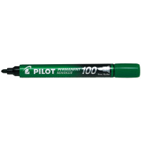 PILOT Permanent-Marker 100, Rundspitze, grün