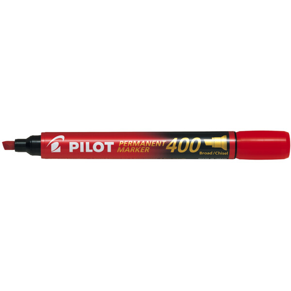PILOT Permanent-Marker 400, Keilspitze, blau